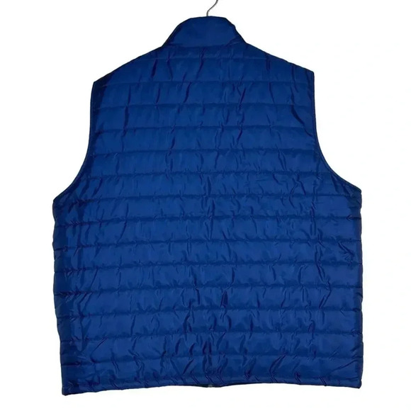 Sonoma 2XL men's blue + red puffer vest with side pockets Stranger Things Preppy - Picture 3 of 6